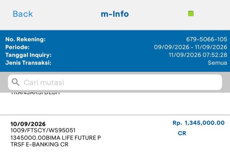 Bukti pencairan bonus member Omnia