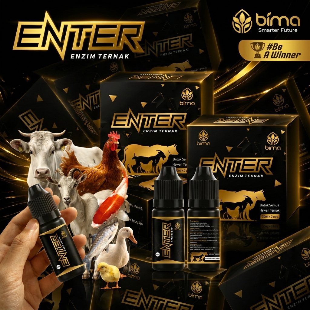 ENTER (ENZIM TERNAK) : BOOSTER TERBAIK UNTUK HASIL PANEN MELIMPAH