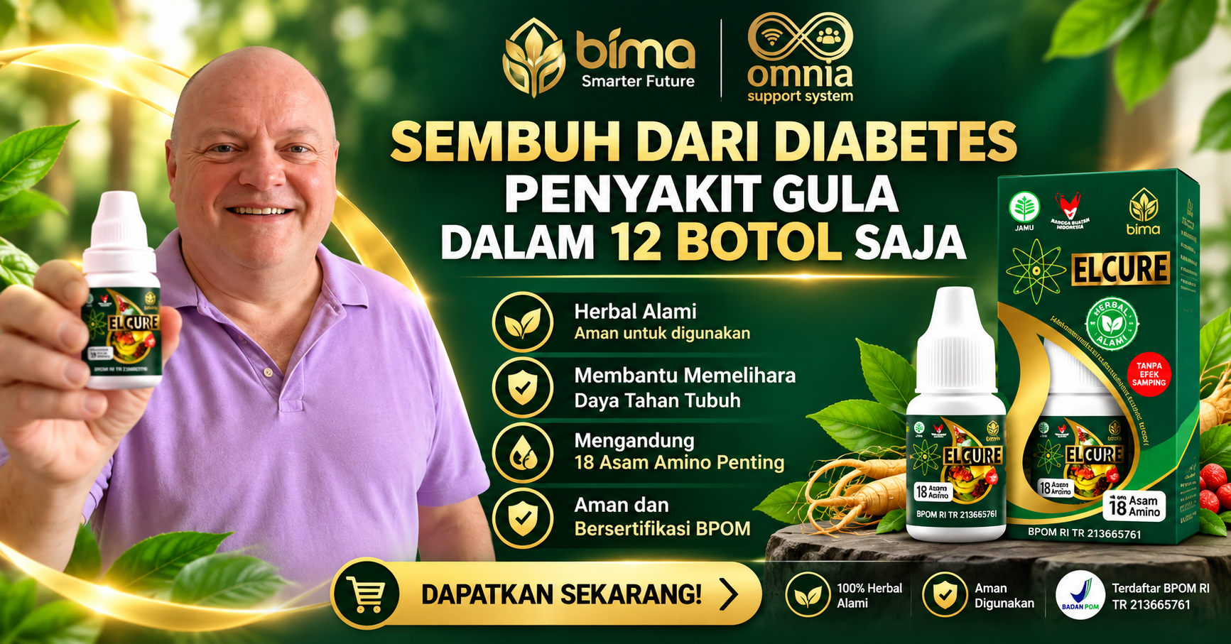 Gula Darah Normal Setelah Konsumsi 12 Botol Elcure