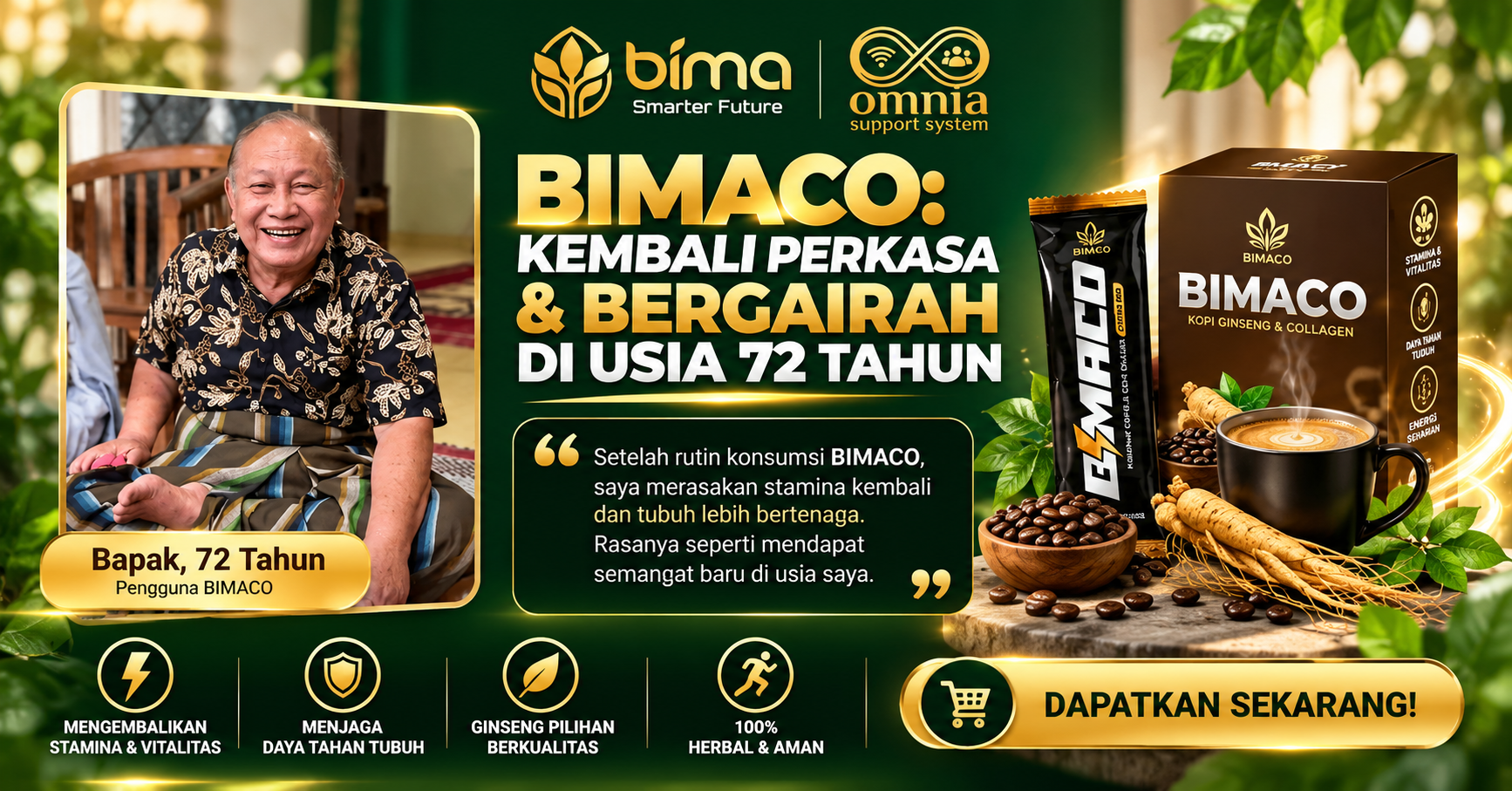 72 Tahun Kembali Perkasa dengan Bimaco