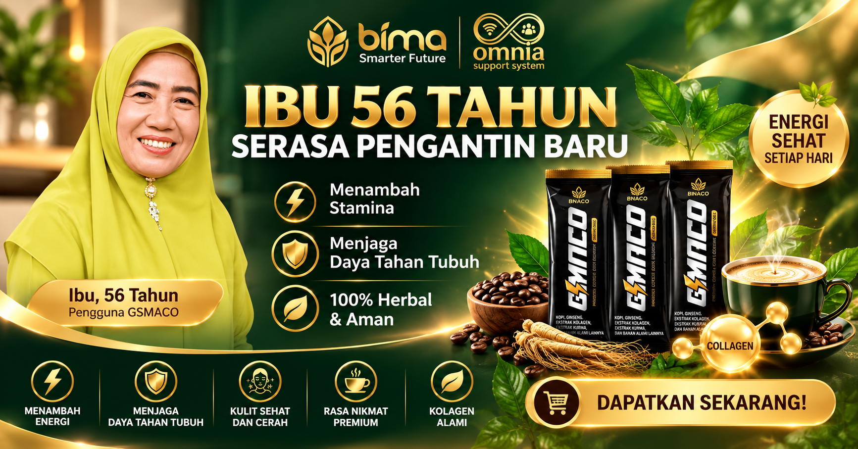Ibu 56 Tahun Seperti Balik Pengantin Baru dengan Bimaco