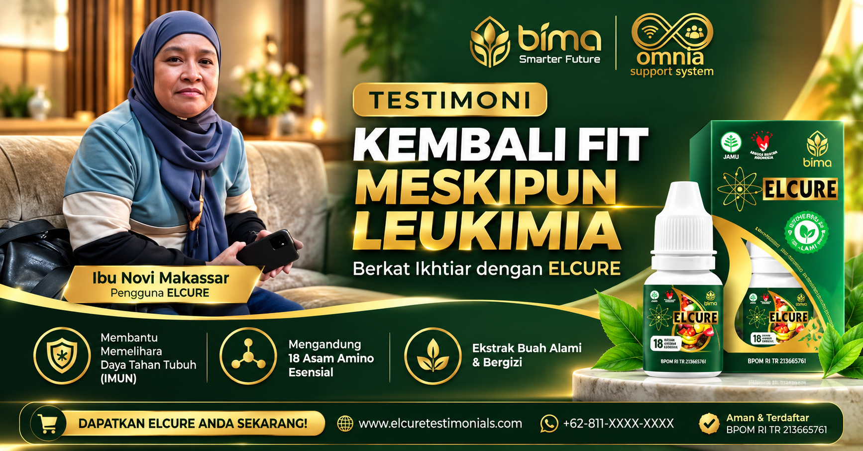 Ibu Novi Leukimia dari Makassar